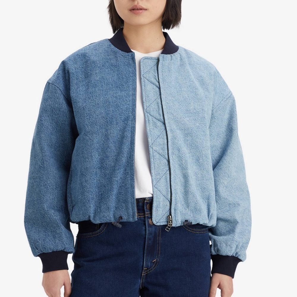 Levi’s Baby Trucker Jacket - Two Tone Denim Bomber Jacket
